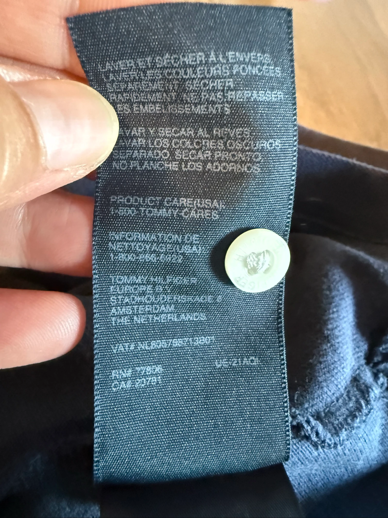 Polo Tommy Hilfiger masculino XL azul marinho bordado California – muito bom estado – photo 8